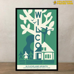 Wilco Cleveland Heights, OH August 7 2025 Concert Poster