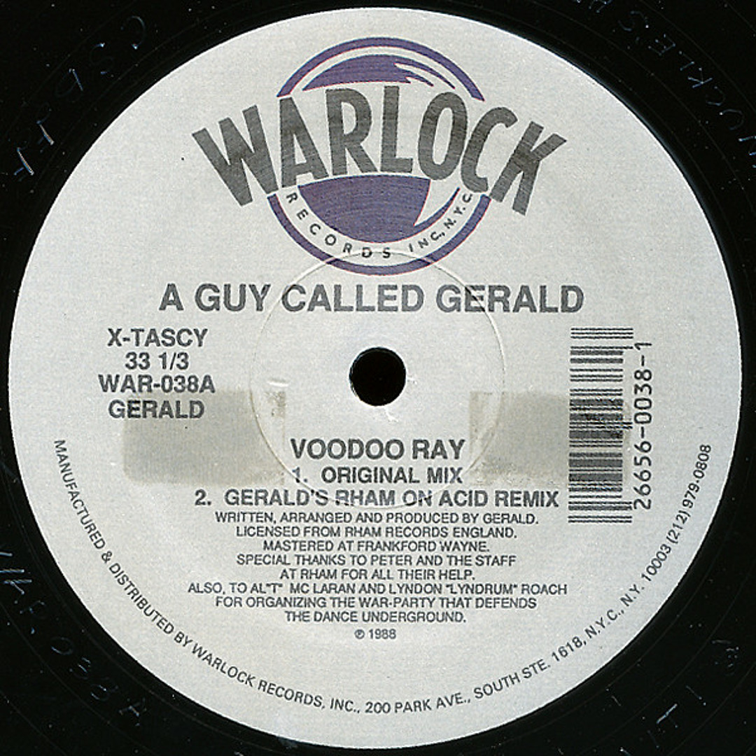 A Guy Called Gerald - Voodoo Ray レコード Voodoo Ray by A Guy Called Gerald (EP, Acid House): Reviews