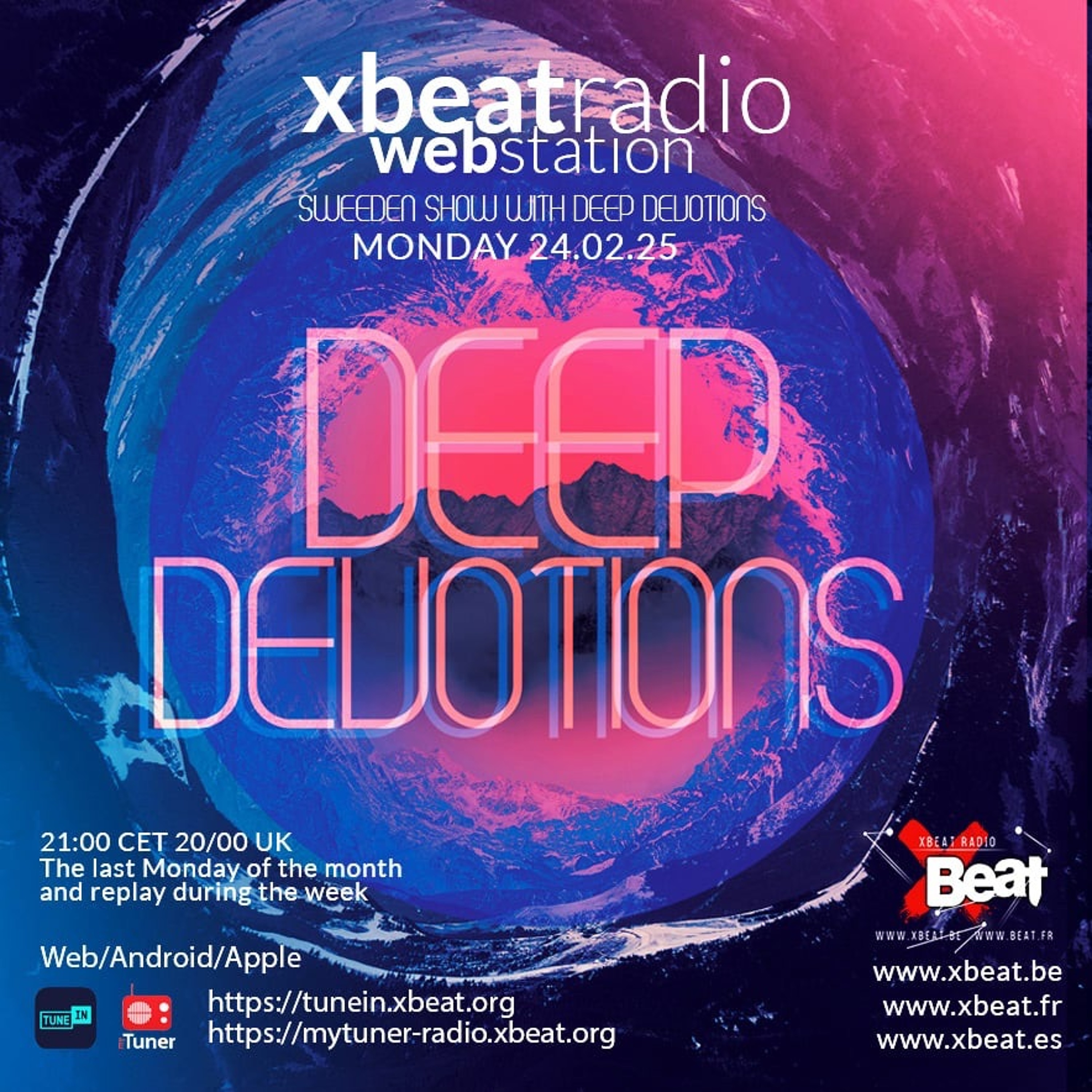 guest mix I xbeat radio february 2025 I by Deep Devotions episode artwork