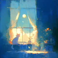 ししゅうの月(cat)