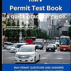// 2024 MASSACHUSETTS RMV Permit/License Test Book .a quick practice guide.: RMV Questions and