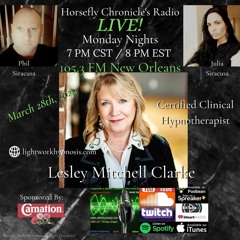 Horsefly Chronicle's Radio W  Julia And Philip With Special Guest Lesley Mitchell Clarke
