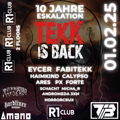Micha_R b2b Horrocrux @ 10 Jahre Tekk is Back - Intra Floor - R1 Club Riesa 01.02.2025