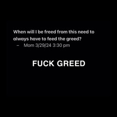 FUCK GREED
