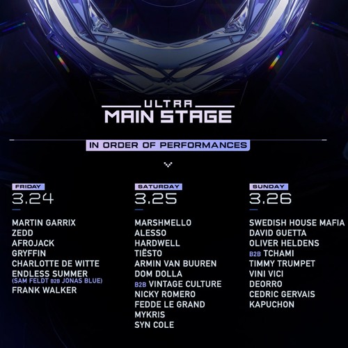 Stream Syn Cole - Ultra Music Festival 2023 [Main Stage] by SynCole