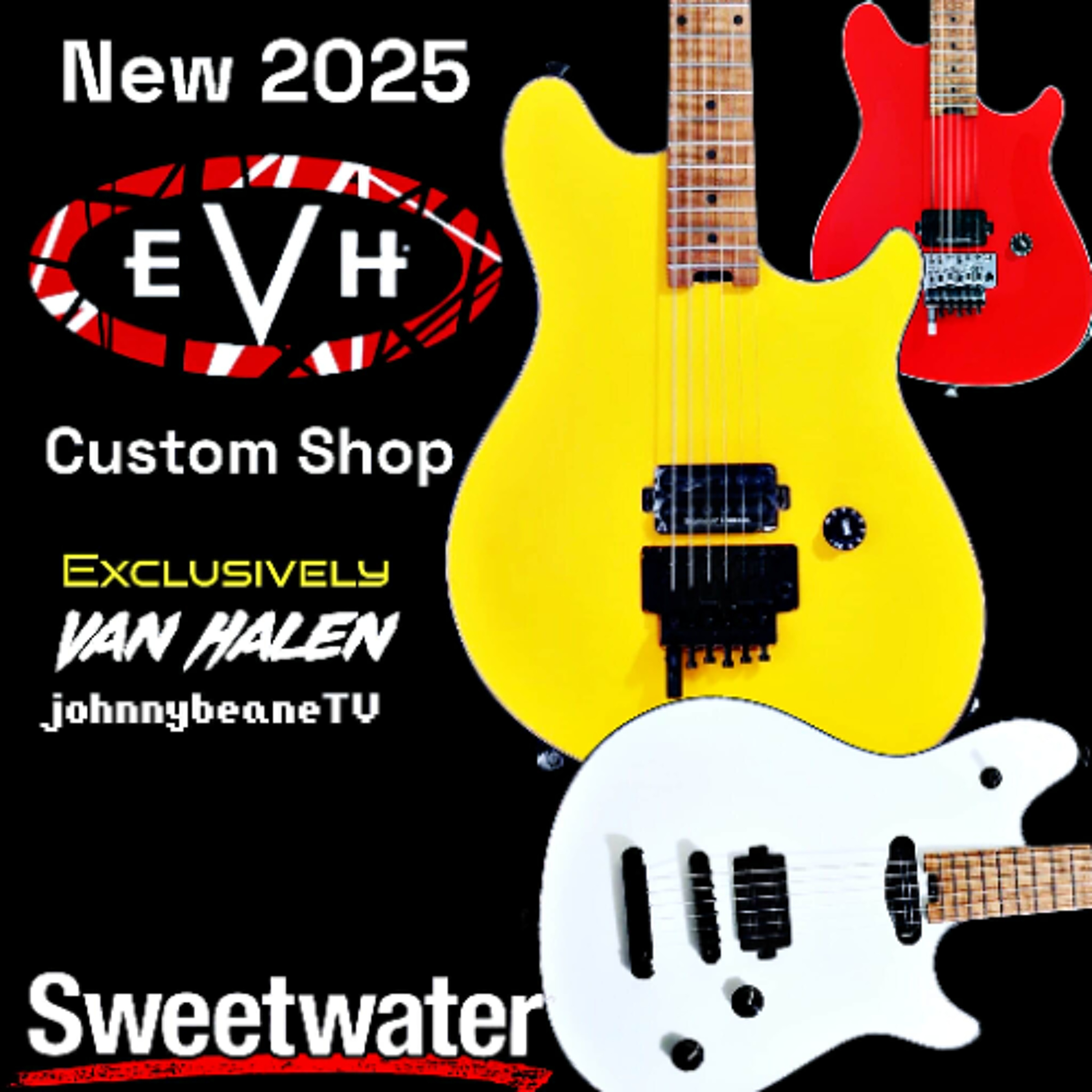 Exclusively Van Halen: New EVH Custom Shop Wolfgangs! Wild Finishes & Specs! #evhgear 4/6/25 episode artwork