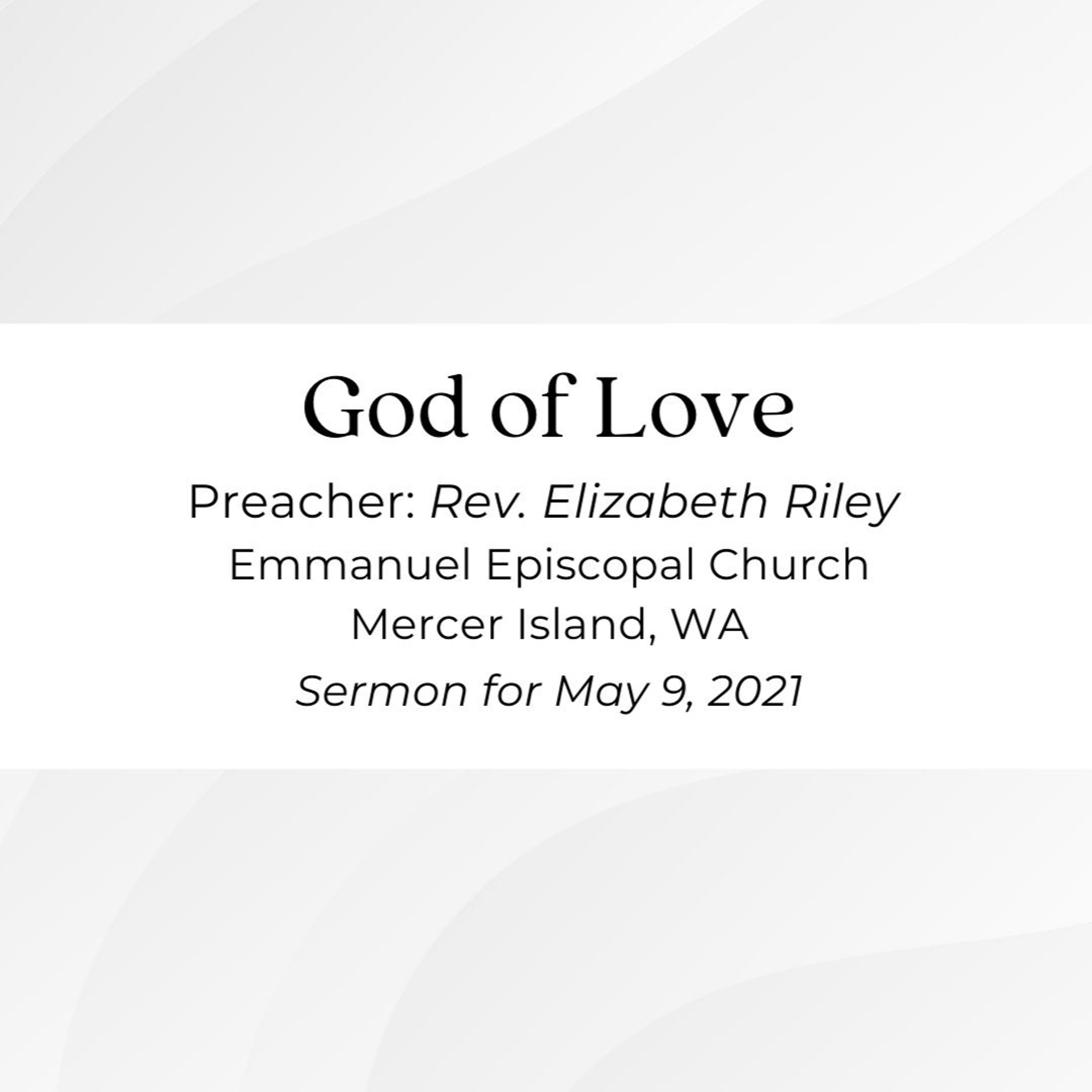 God Of Love (sermon) God Of Love (sermon)