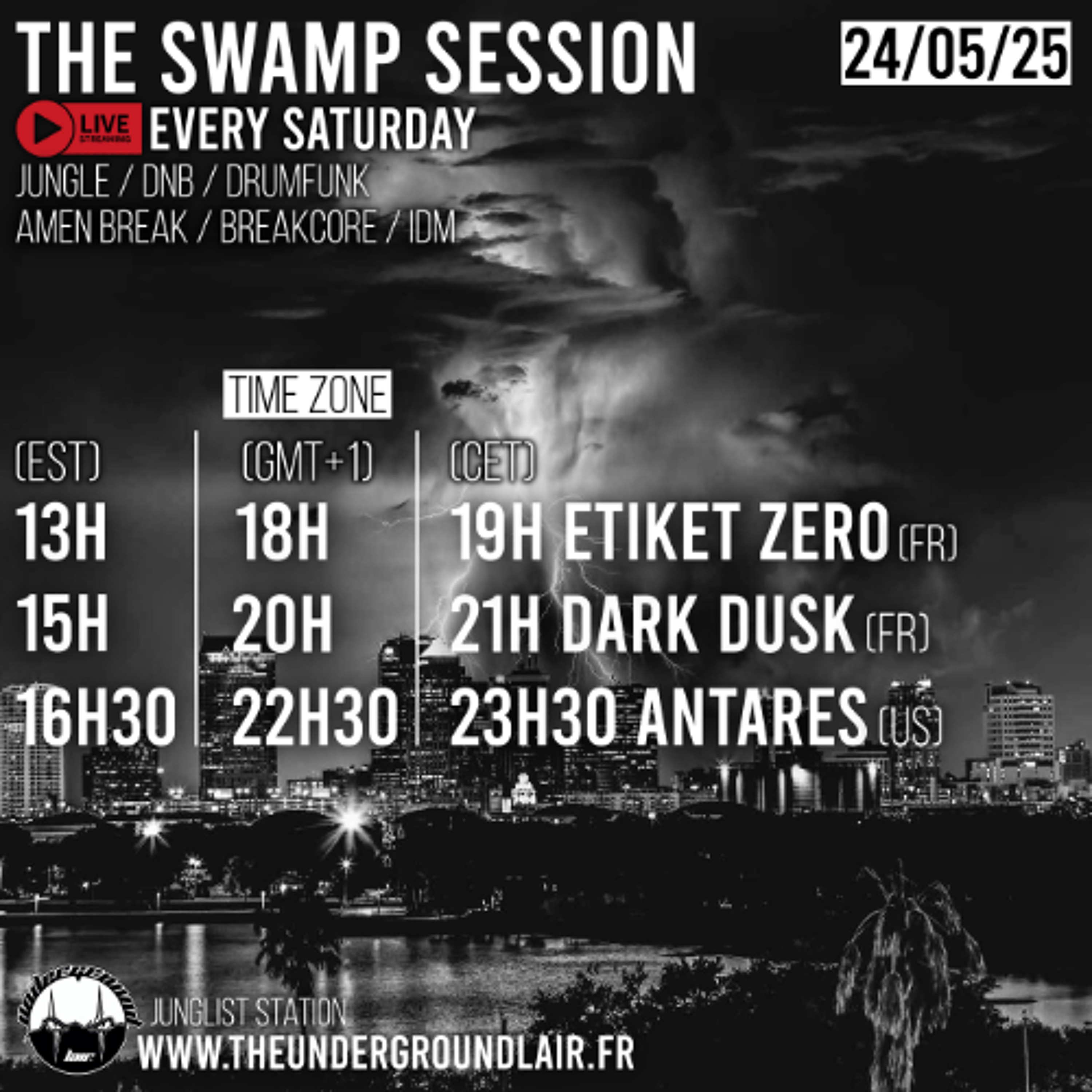 Antares LIVE on The Underground Lair - The Swamp Session - 24.5.25 episode artwork