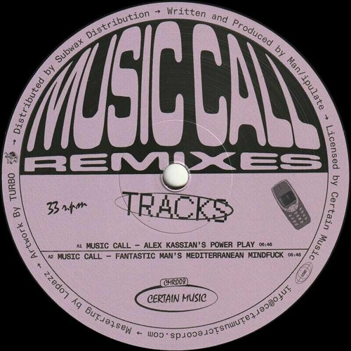 A1. Man/ipulate - Music Call (Alex Kassian's Power Play) [CMR008]