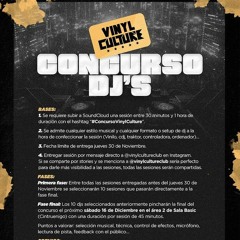 #CONCURSOVINYLCULTURE - VICTOR V - 2 PLATOS Y CDJ