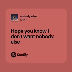 Nobody Else Mix LIMITED prod by Si0n