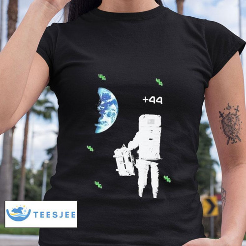 Lewis Hamilton +44 Man On The Moon Earth Astronaut Shirt