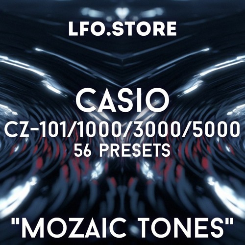 Casio CZ-101/1000/3000/5000 - "Mozaic Tones" Soundset DRY DEMO