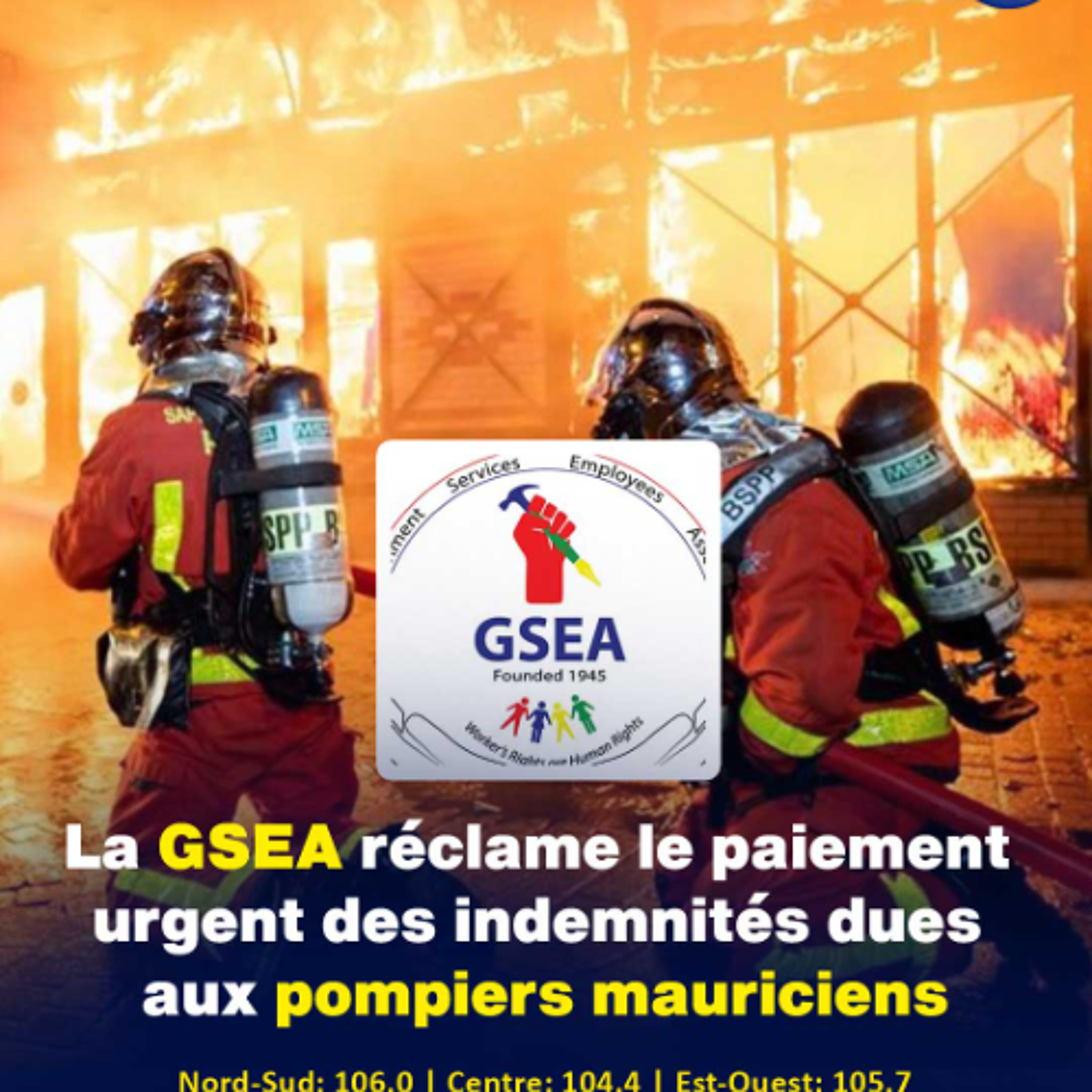 La GSEA réclame le paiement urgent des indemnités dues aux pompiers mauriciens episode artwork