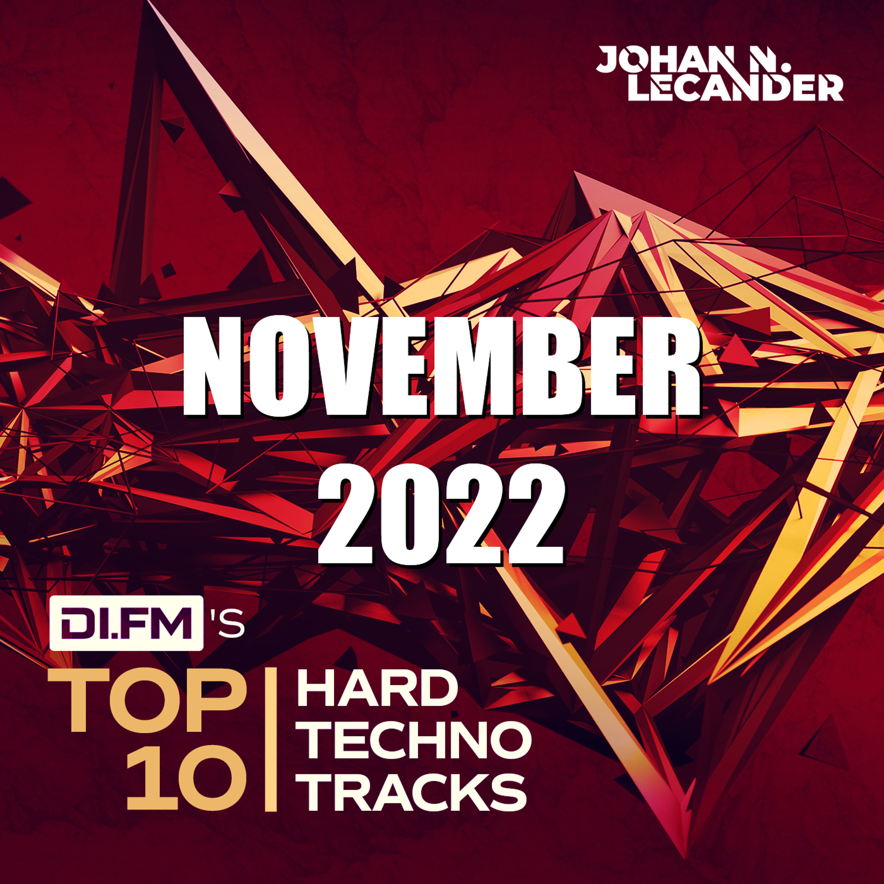 DI.FM Top 10 Hard Techno Tracks November 2022 *148-160bpm* episode artwork