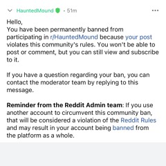 haunted mound Reddit diss track