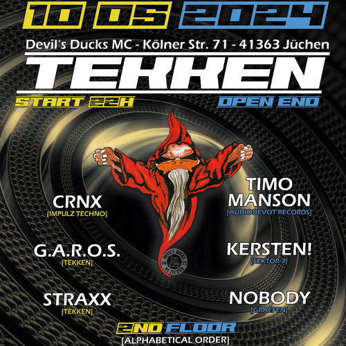 CRNX - TEKKEN RAVE - HARDTECHNO - 10.05.2024 - 2H