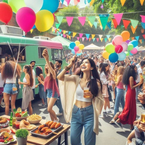 Street Party - With 'Coco' Loli on guitar and Paul Redmond on drums