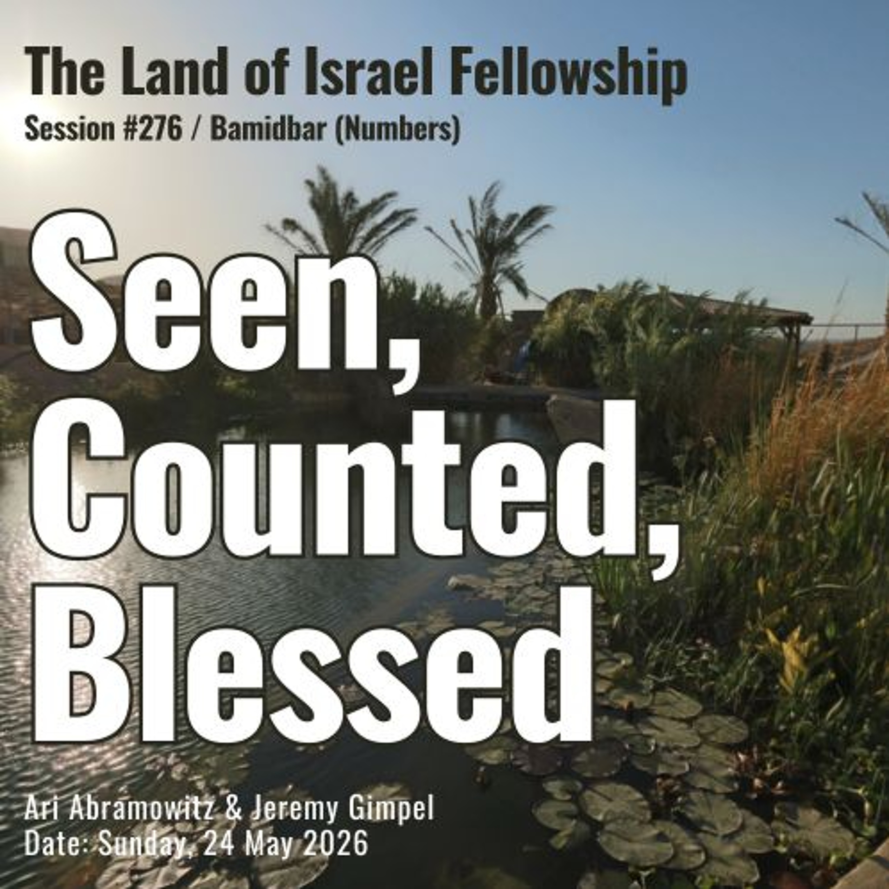Seen, Counted, Blessed (Nasso) | Land of Israel Fellowship