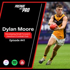 #41 - Dylan Moore AFL Small Forward from the Hawthorn FC