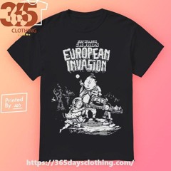 Top Fat Wreck Chords European Invasion T-Shirt