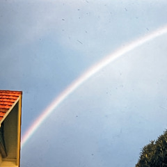 She caught a rainbow