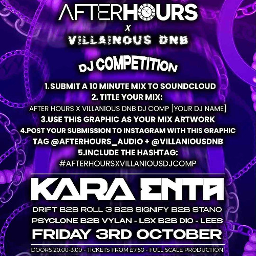 After hours x Villainous DNB Dj comp-Blakey