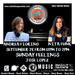 #34. September 28. Radio Ibiza Paradis Sunday Feelings Program Compilation by Nita Funk