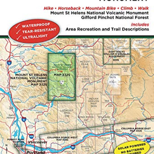 Read PDF 🖍️ Mount St. Helens National Volcanic Monument No. 332S (Green Trails Maps)