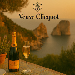 Aperitif with Veuve Clicquot in Capri, set in the magical atmosphere of a Mediterranean garden.