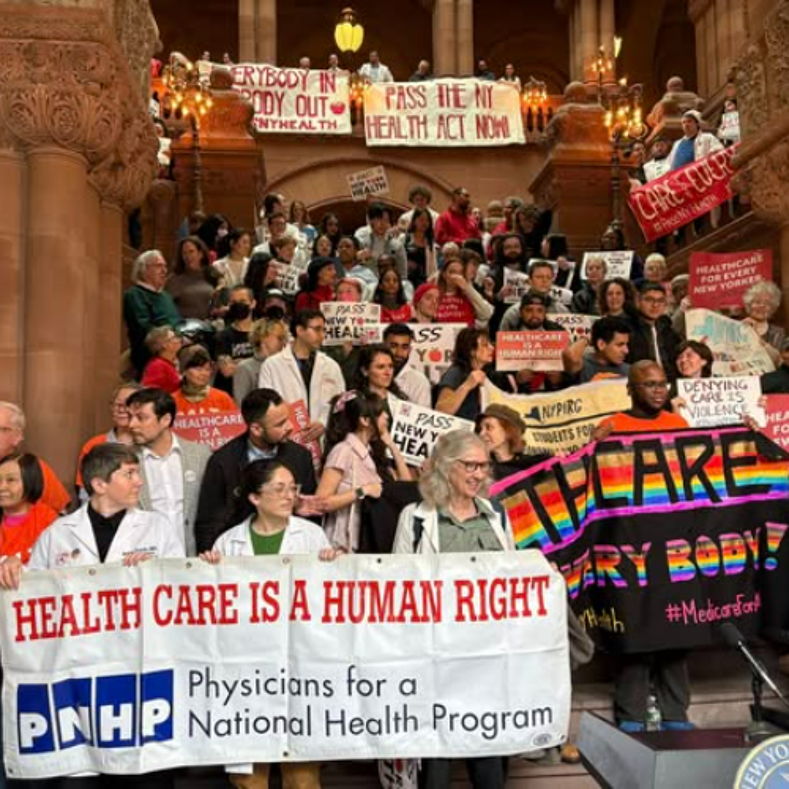 Hundreds Rally at Capitol for Single Payer Health Care episode artwork