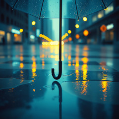 A forgotten umbrella