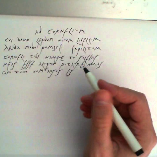 cursive @shivr