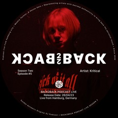 B2B015: SunSet BACK2BACK - Kritical Resident Mix recorded in Hamburg