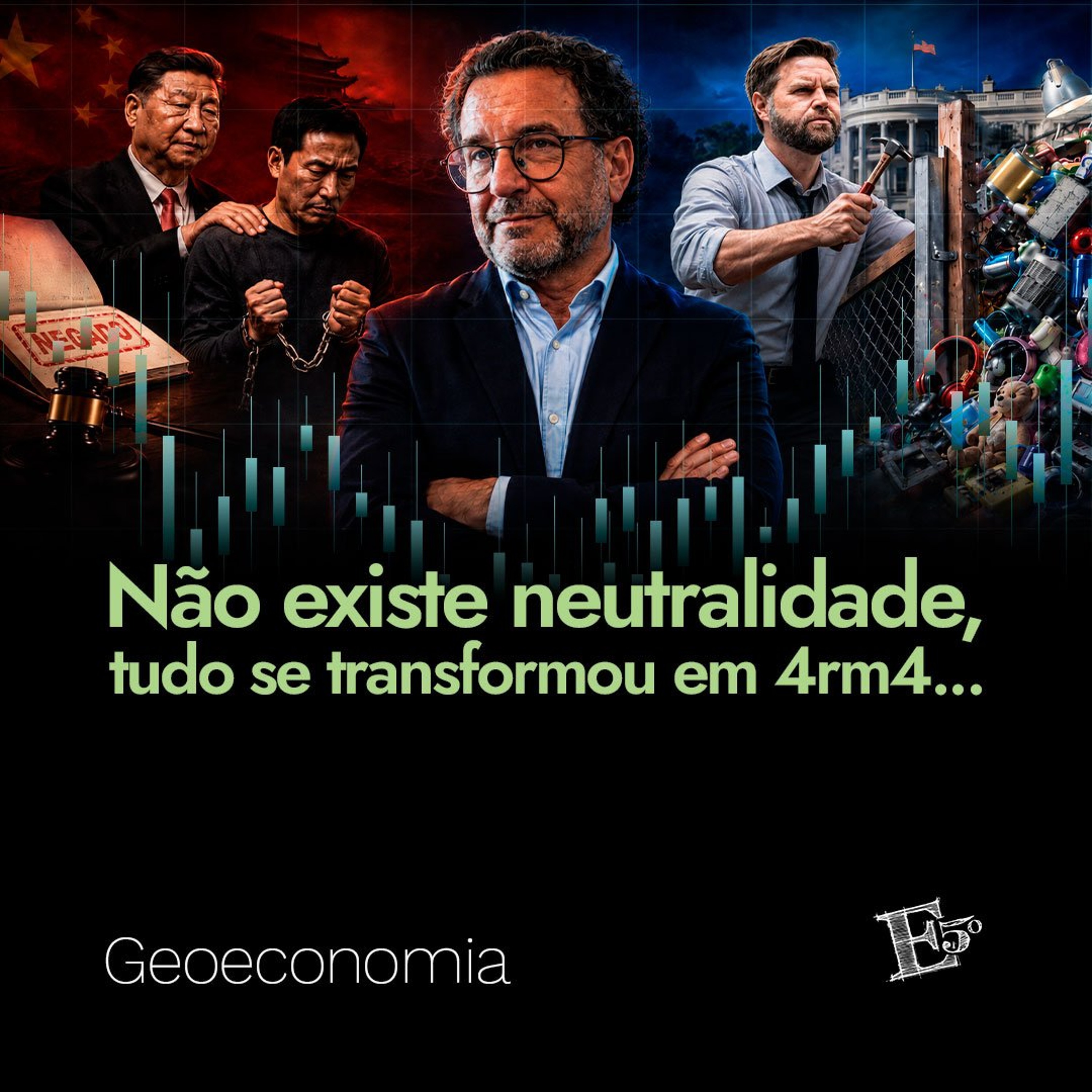 Não Existe NEUTRALIDADE, Tudo se Transformou em 4rm4... | GEOECONOMIA - Ep. 107 episode artwork