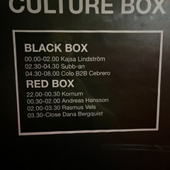 Oh! Records Label Night Culture Box The Red Box 12 - 10 - 2024