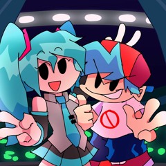 FNF BAD NUN BUT BF AND HATSUNE MIKU SING IT