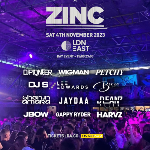 Beezo  Zinc Ldn (Promo mix) Saturday 4th November