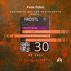 Fede Fröstl - Set for Postsabbath Radio Zeta, La Plata Argentina - 7.25