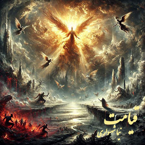 کتاب شعر صوتی قیام - شعر قیامت - اثر نیما شهسواری