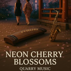 Neon Cherry Blossoms