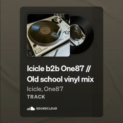 Icicle b2b One87 // Old school vinyl mix