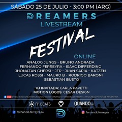 Fernando Ferreyra @ Dreamers Livestream Festival Julio 2020