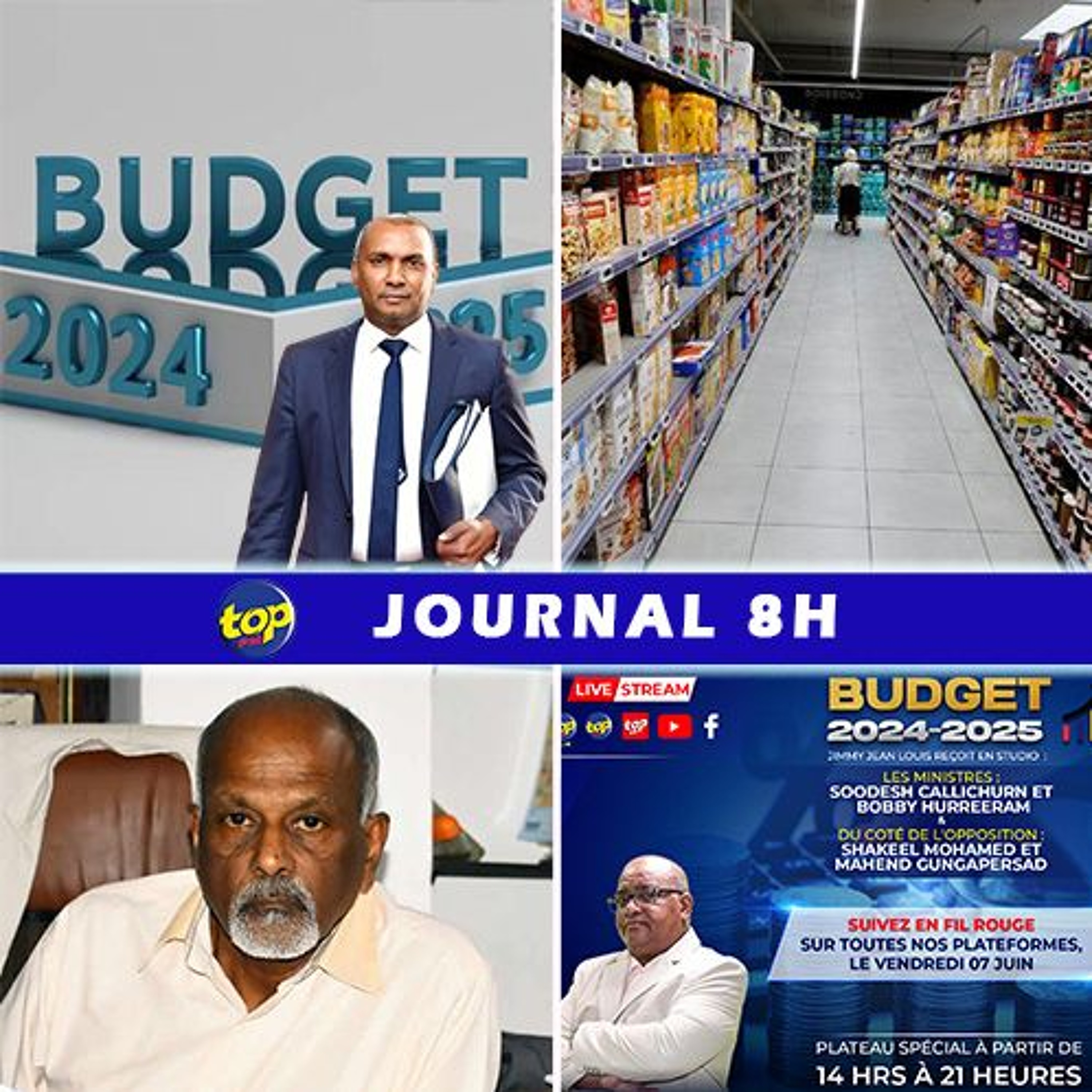 Le journal de 8H de ce vendredi 7 juin 2024