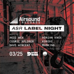 Akos Wex Live @ ASR Label Night at D9, Budapest 2023.03.25