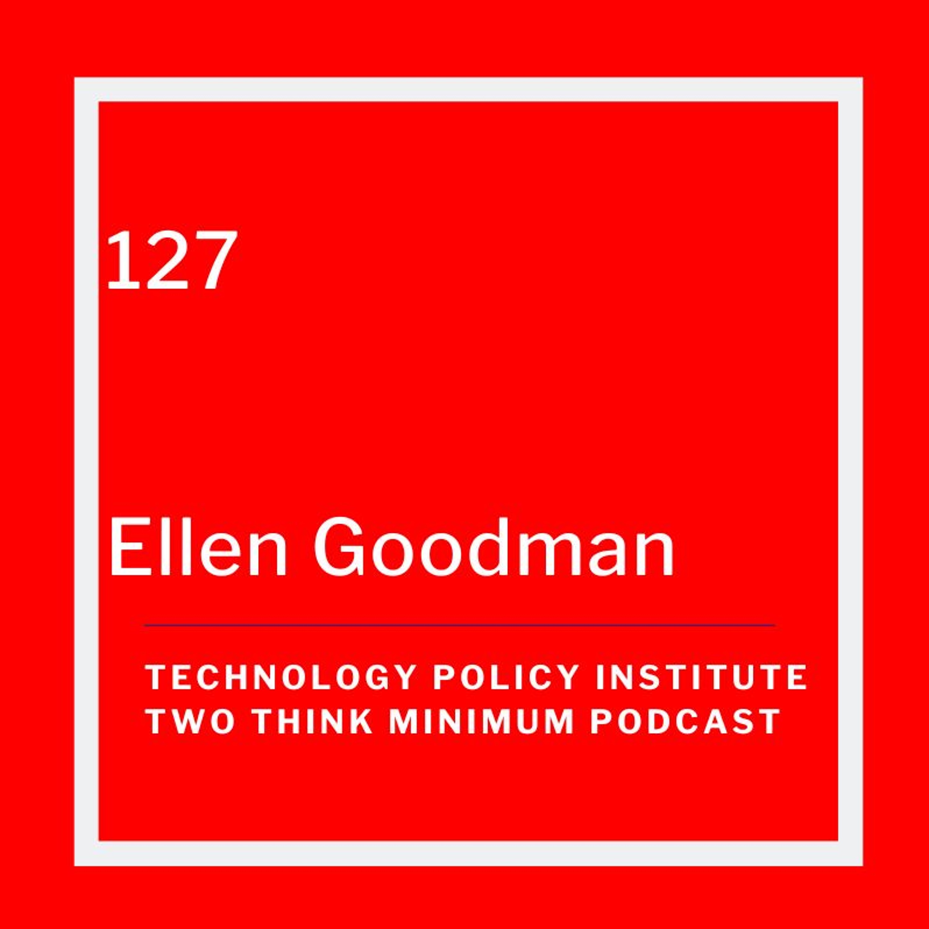 AI Accountability Policy with Ellen Goodman