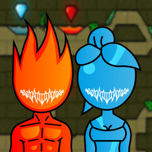 Fire Boy Water Girl (from a game called ''Friv'' by shejalila on DeviantArt