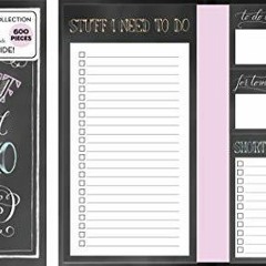 DOWNLOAD [PDF] Book of Sticky Notes: Stuff I Need to Do (Chalkboard) ipad