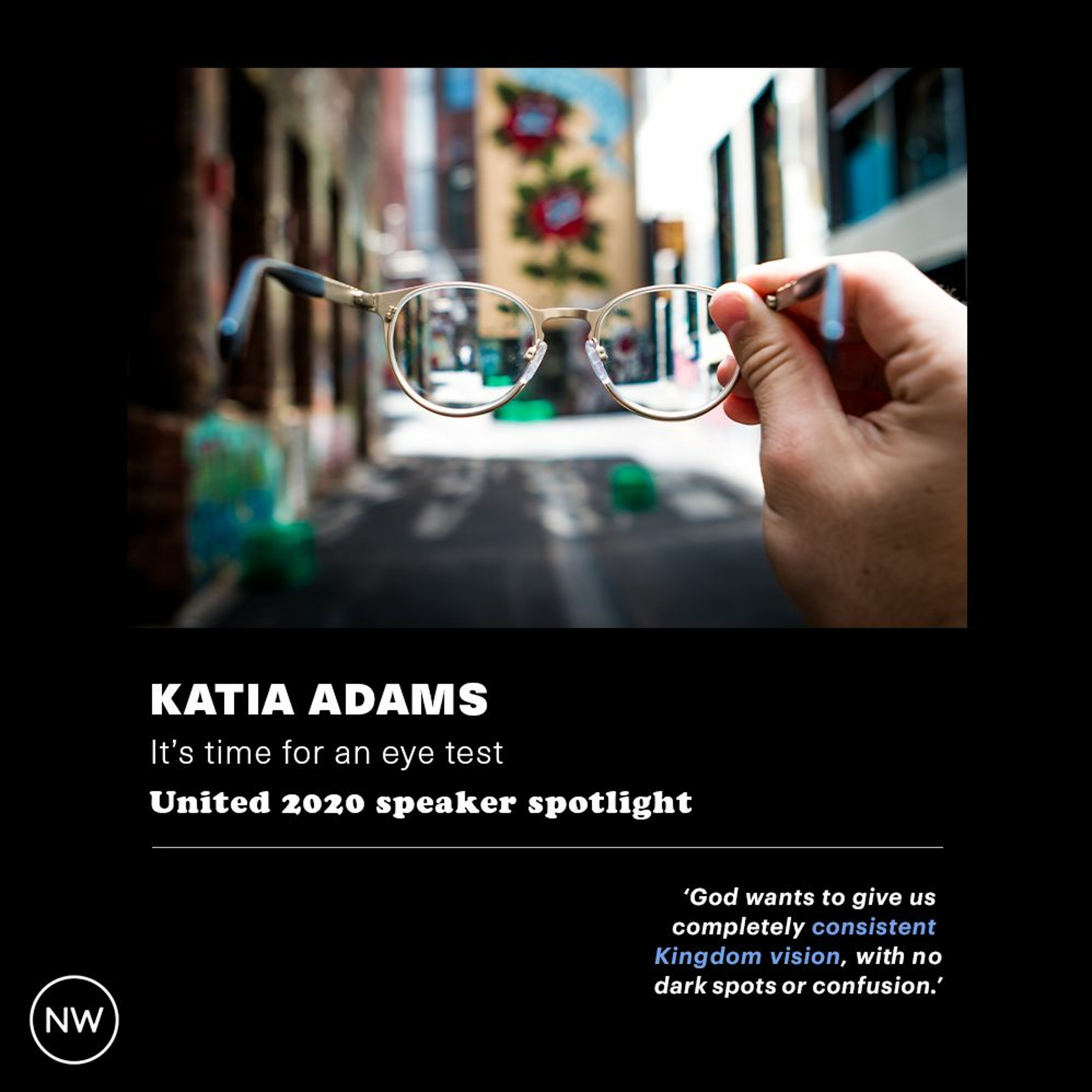 It’s time for an eye test - Katia Adams