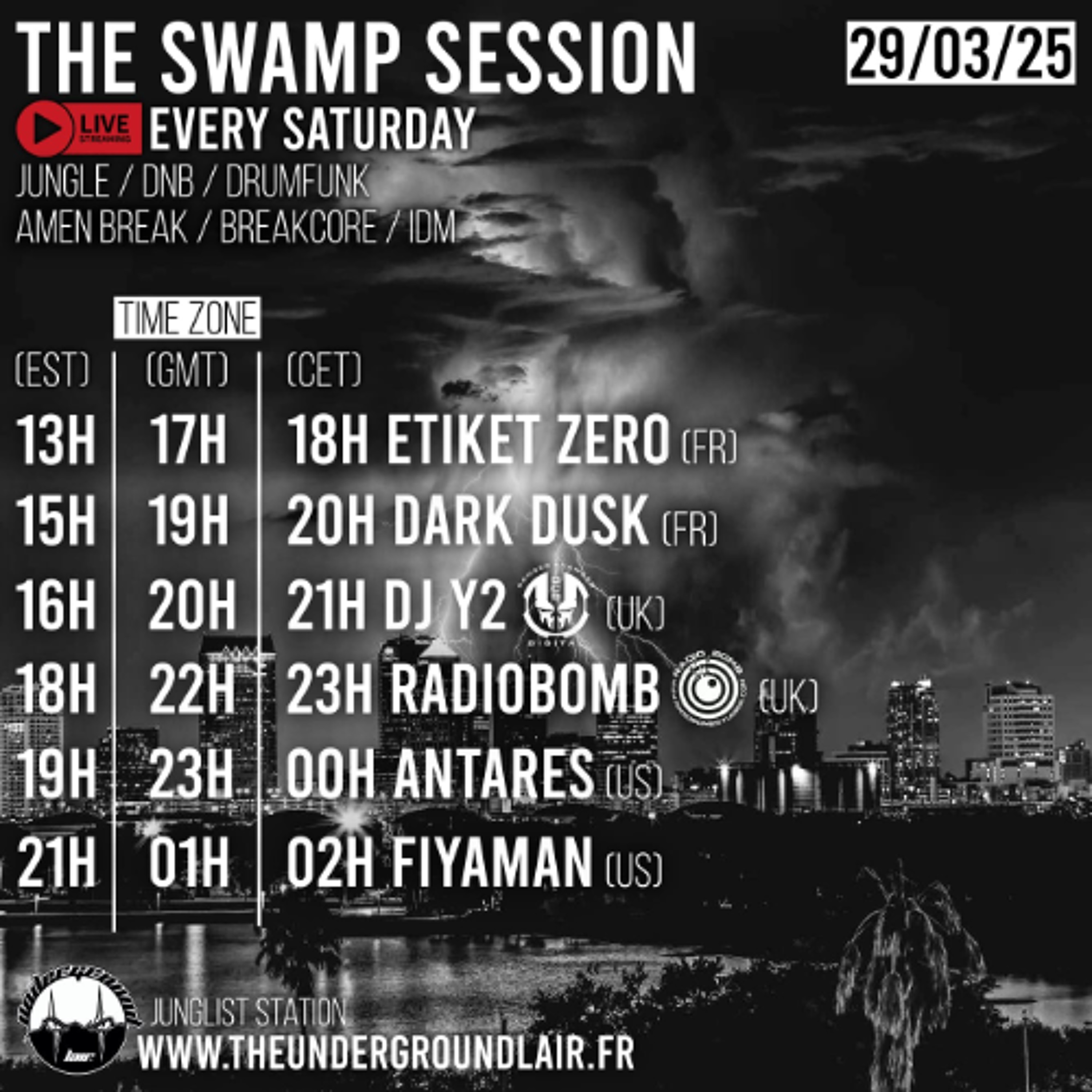 Antares LIVE on The Underground Lair - The Swamp Session 29.03.25 episode artwork